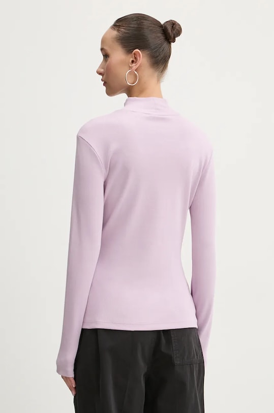 Oblečení Tričko s dlouhým rukávem Hugo Blue 50525318 fialová