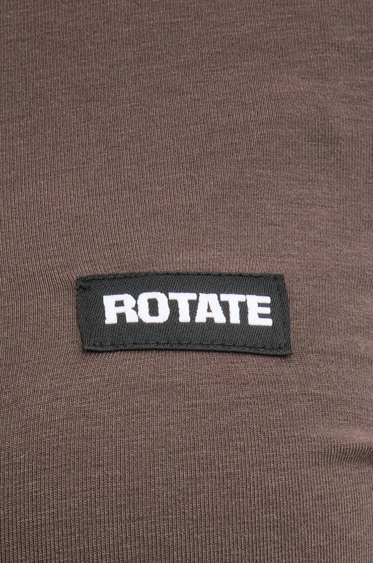 Блуза с дълги ръкави Rotate 113132573 кафяв