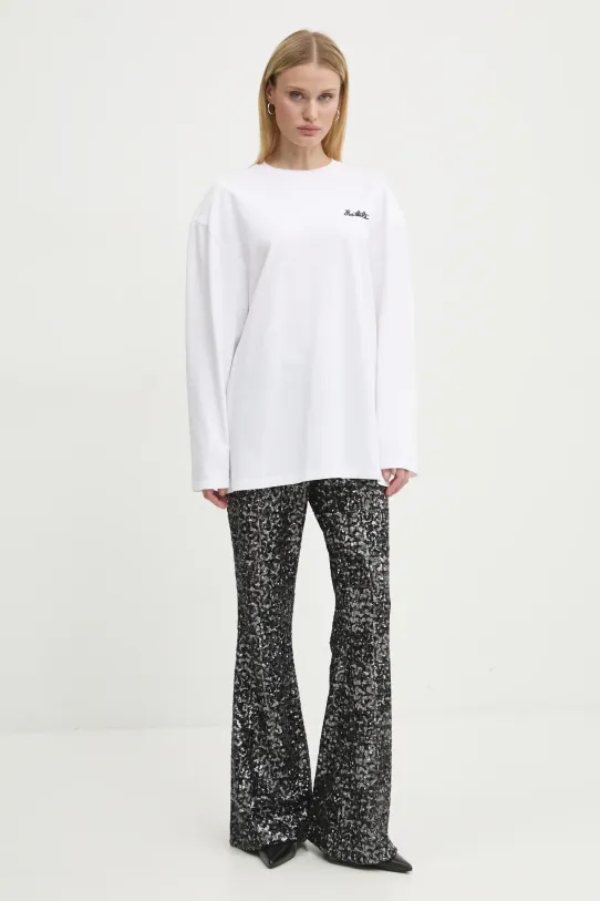 Rotate longsleeve din bumbac bumbac alb 111441400