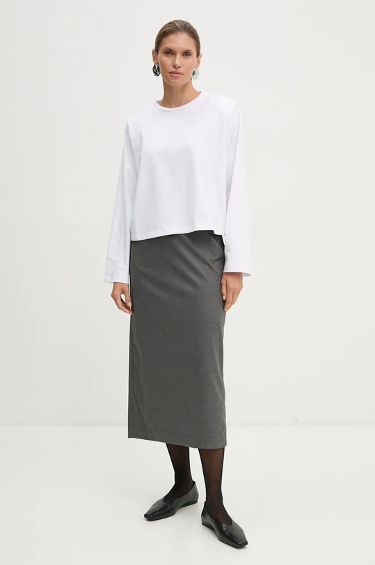 Gestuz longsleeve 10909438 alb AW24