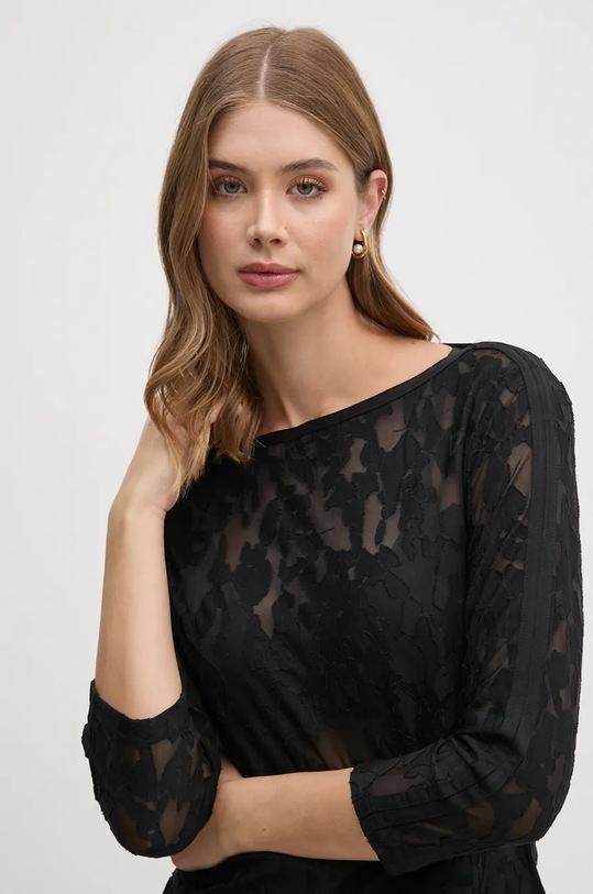 Halenka Sisley slim černá 33LZL106O