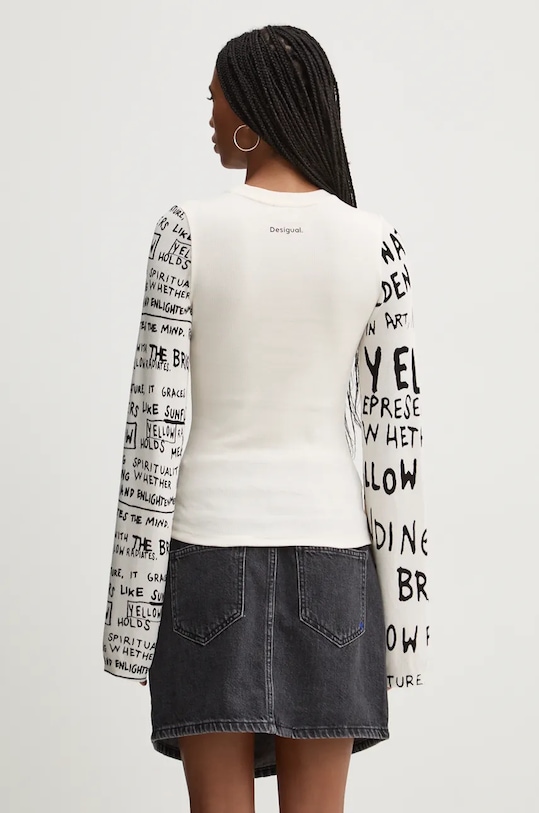 Îmbrăcăminte Desigual longsleeve REBE 24WWTK78 bej