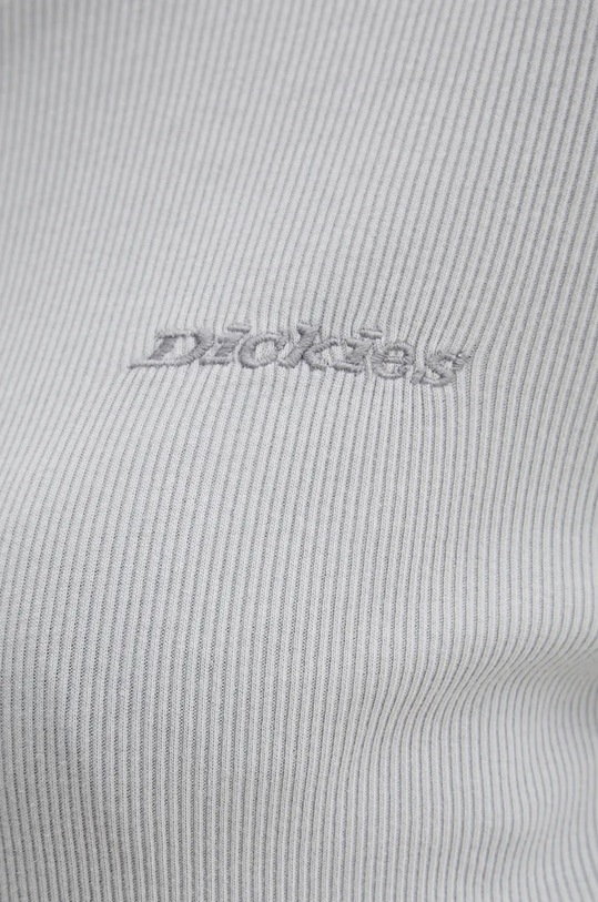 Bavlněné tričko s dlouhým rukávem Dickies PLENTYWOOD DK0A866E šedá