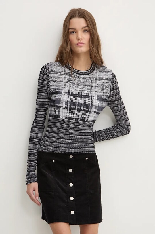 Desigual sweter CHAN pozostałe czarny 24WWTK09