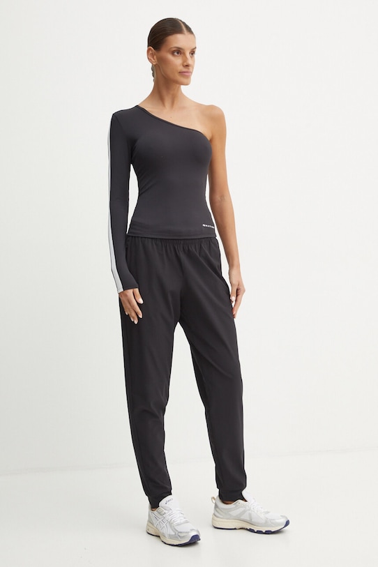 Tričko s dlouhým rukávem P.E Nation Foundation Asymmetric LS 243L254 černá AW24