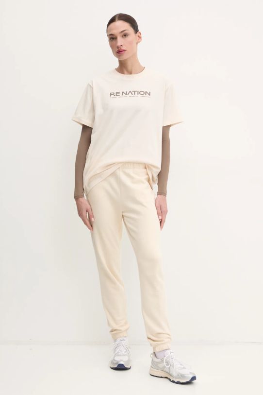 Tričko s dlouhým rukávem P.E Nation Foundation LS hnědá 243L265