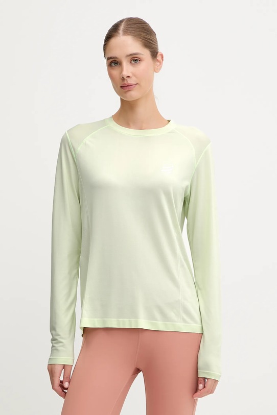 Compressport longsleeve da corsa Performance regolare verde ATSW495