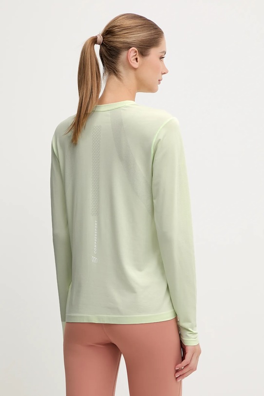 Abbigliamento Compressport longsleeve da corsa Performance ATSW495 verde