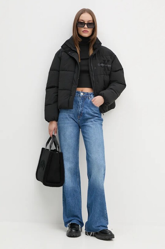 Футболка Calvin Klein Jeans J20J224196 чорний AW24