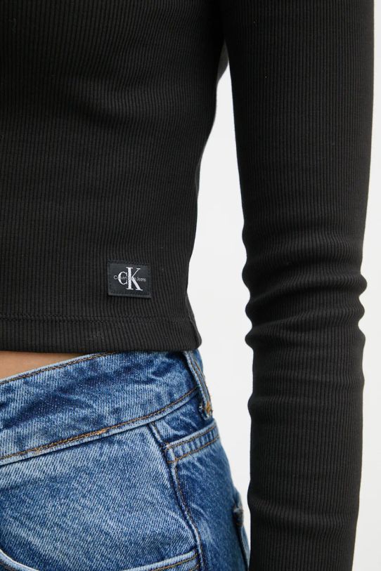 Tričko Calvin Klein Jeans J20J224196 čierna