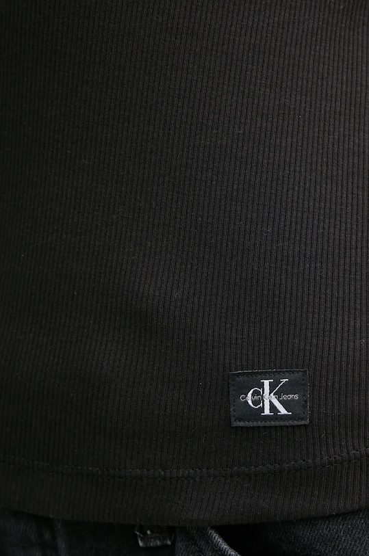 Блуза с дълги ръкави Calvin Klein Jeans J20J224197 черен