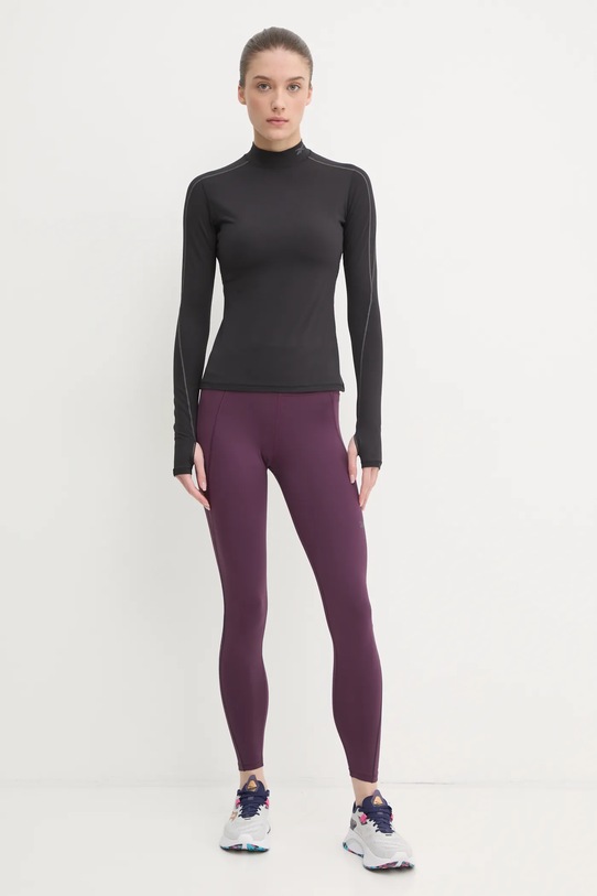 Tréninkové tričko s dlouhým rukávem Reebok 100205680 černá AW24