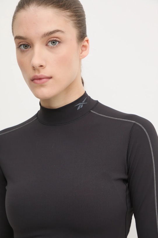 Tréninkové tričko s dlouhým rukávem Reebok černá 100205680