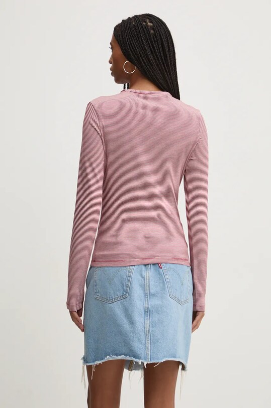 Îmbrăcăminte Tommy Jeans longsleeve DW0DW19043 rosu