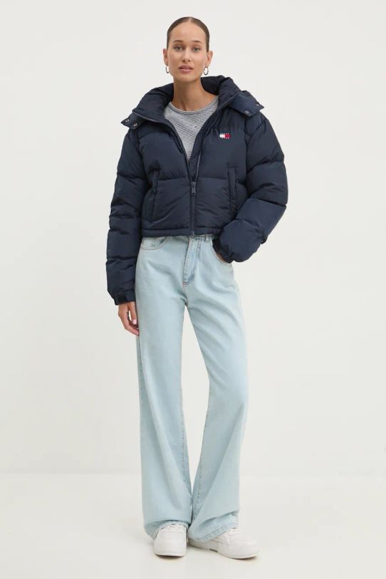 Лонгслив Tommy Jeans DW0DW19043 тёмно-синий AW24