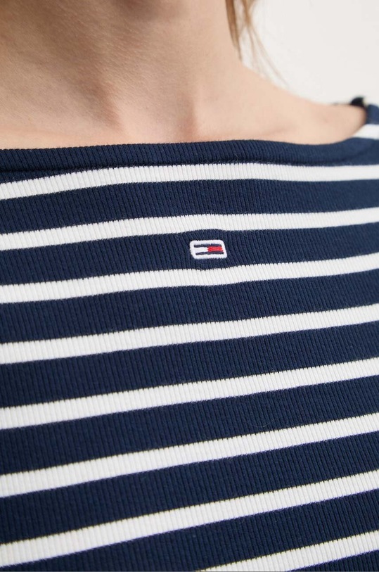 Tommy Jeans longsleeve DW0DW19817 granatowy