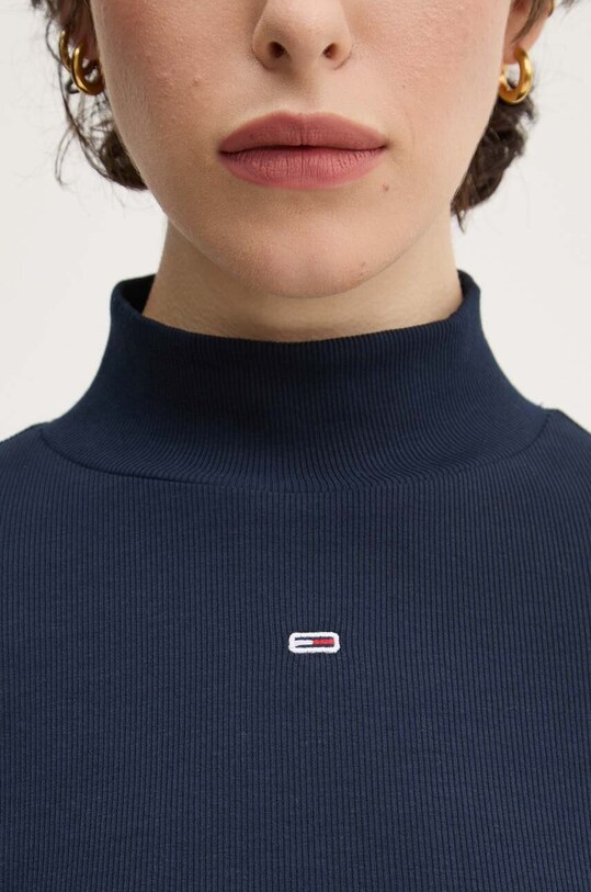 Longsleeve Tommy Jeans DW0DW19830 σκούρο μπλε