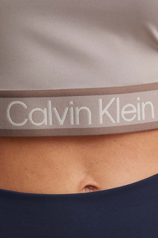 Μακρυμάνικο προπόνησης Calvin Klein Performance 00GWF4K204 μπεζ