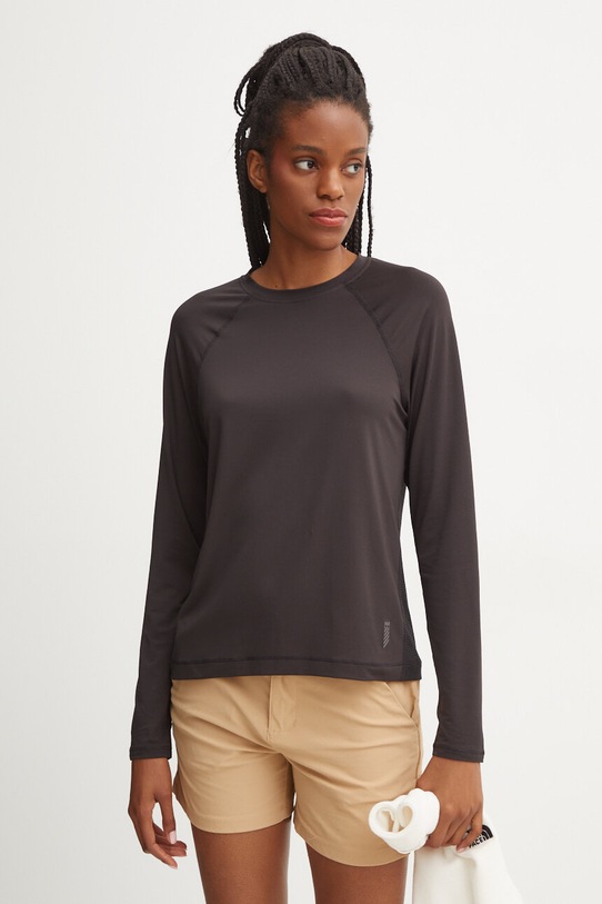 Helly Hansen longsleeve sport Tech Trail uni negru 63327