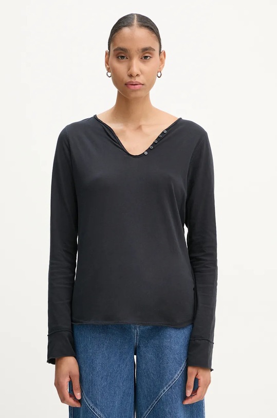 Îmbrăcăminte ZADIG&VOLTAIRE longsleeve JWTN00451 bleumarin
