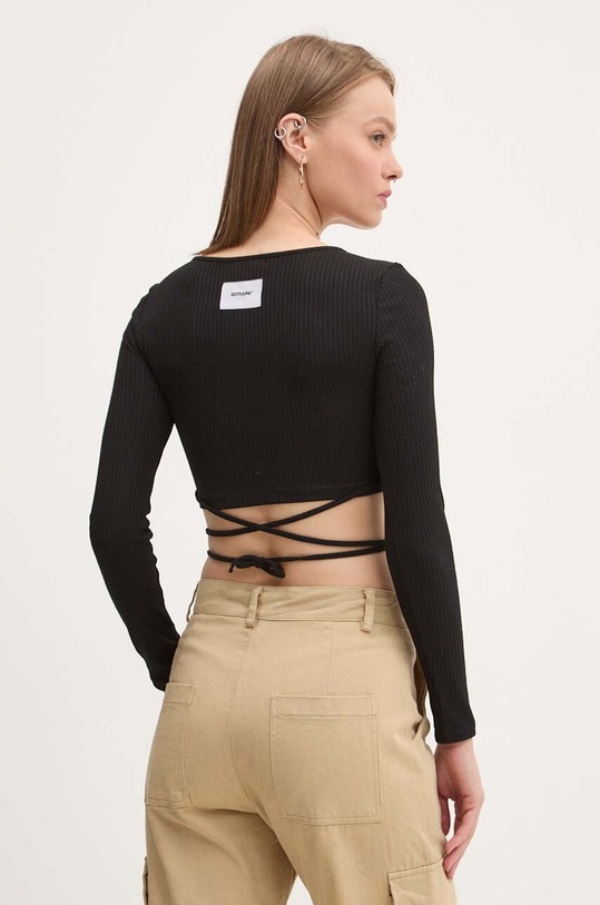 Oblečení Tričko s dlouhým rukávem Sixth June 34312 černá