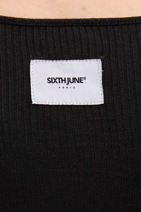 Tričko s dlouhým rukávem Sixth June 34312 černá
