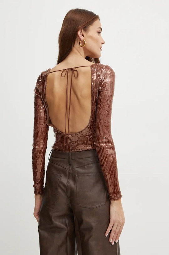 Îmbrăcăminte Bardot tricou BRENNA 59567TB maro