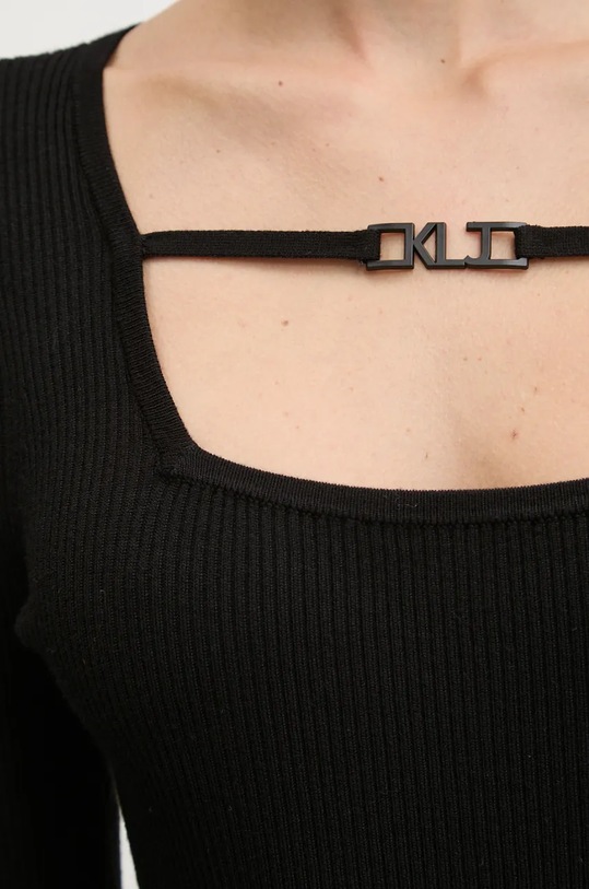 Svetr Karl Lagerfeld Jeans 246J2002 černá