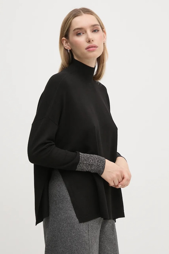 Gaudi sweter pozostałe czarny 421BD53010