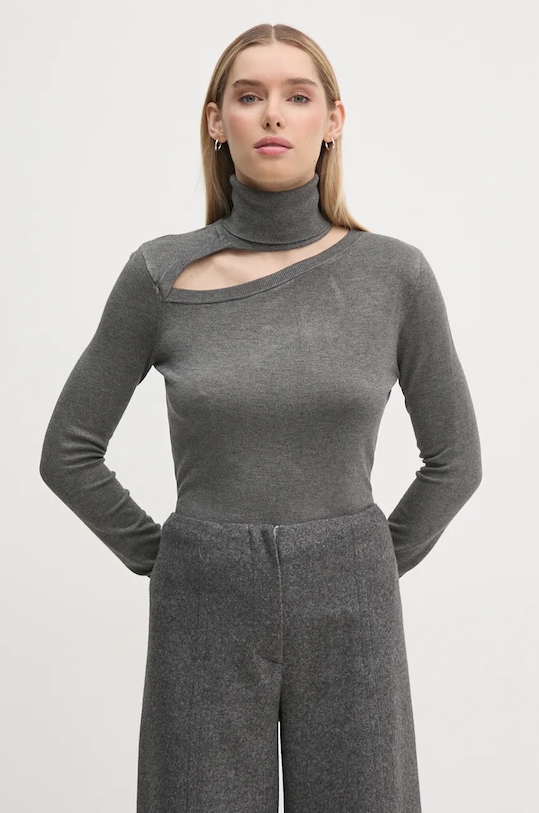 Gaudi pulover grosime medie gri 421BD53013