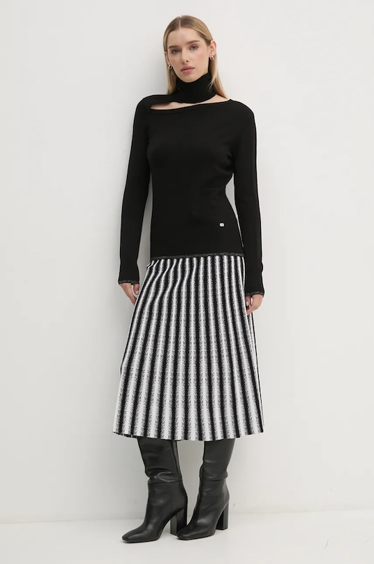 Gaudi sweter 421BD53013 czarny AW24