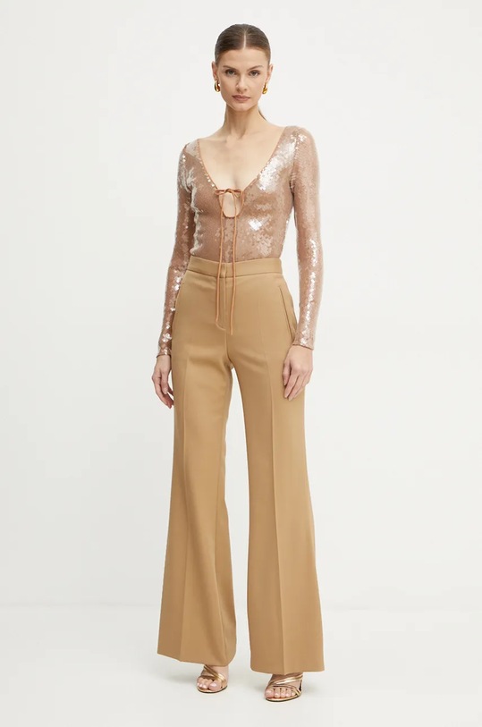 Bodi Bardot VERONA 59471TB smeđa AW24