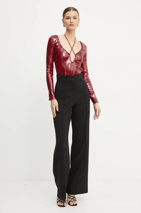 Κορμάκι Bardot VERONA 59471TB μπορντό AW24