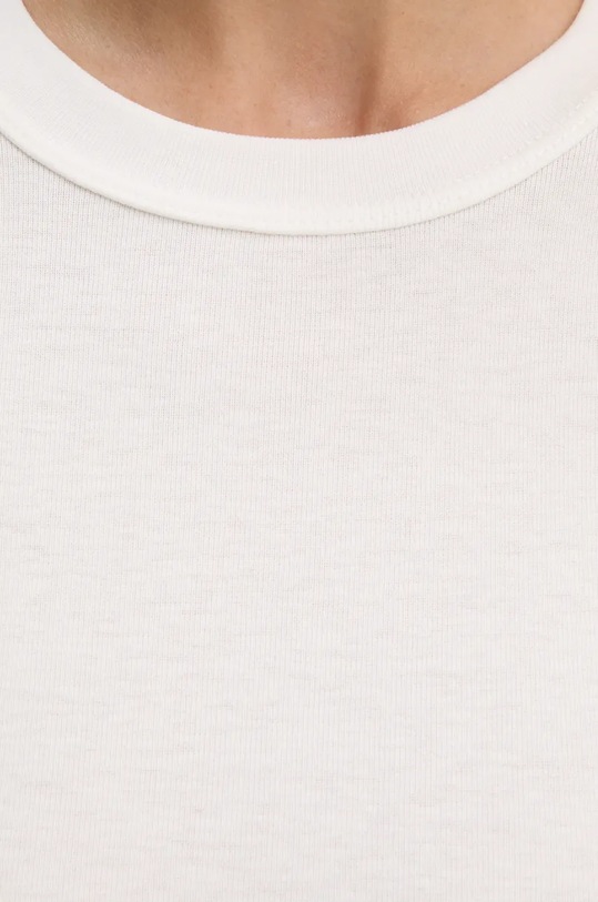 A.L.C. longsleeve din bumbac 8KTOP00782 alb