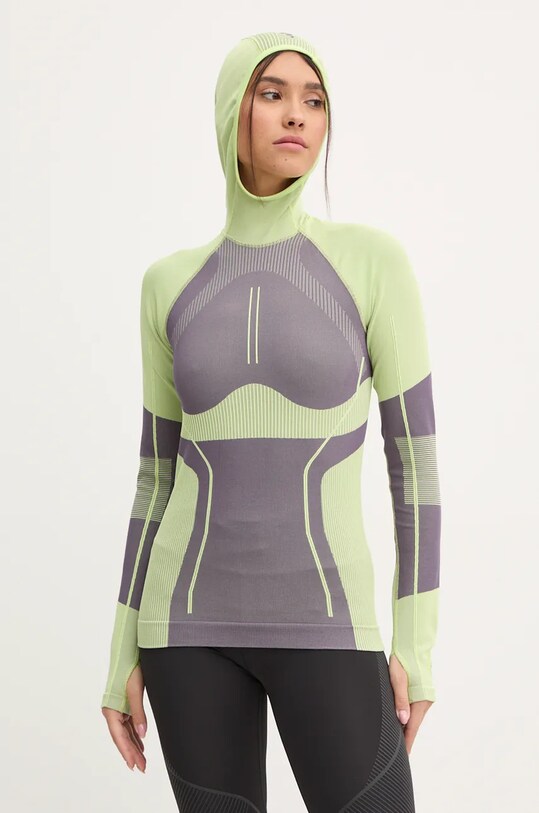 adidas by Stella McCartney bluza sportowa TrueStrenght z elastanem zielony IV5524