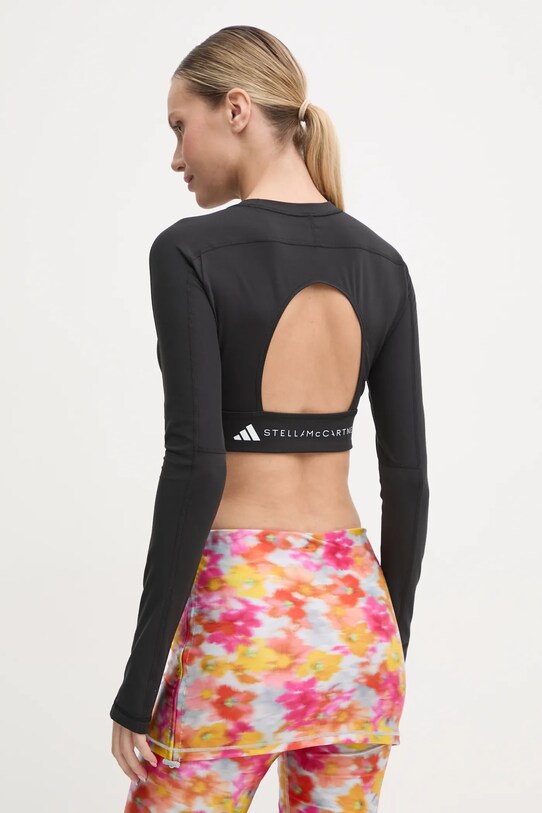 Одяг Лонгслів для тренувань adidas by Stella McCartney TrueStrenght IW3859 чорний