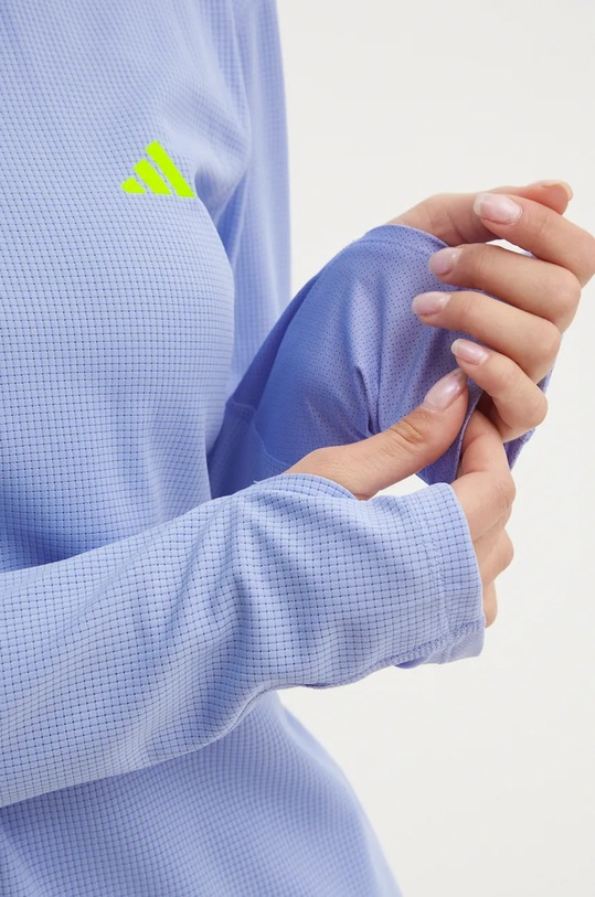 adidas Performance bluza do biegania Adizero IM8578 fioletowy