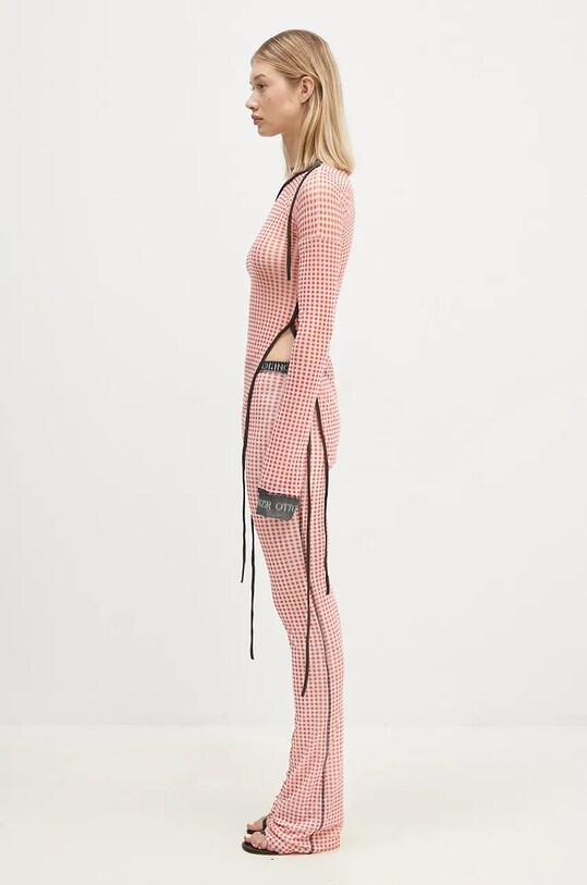 Ottolinger longsleeve shirt Mesh Deconstructed Longsleeve 1010201821 red AW24