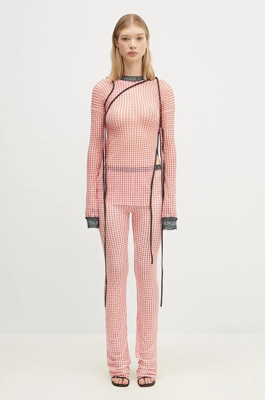 Ottolinger longsleeve shirt Mesh Deconstructed Longsleeve red 1010201821