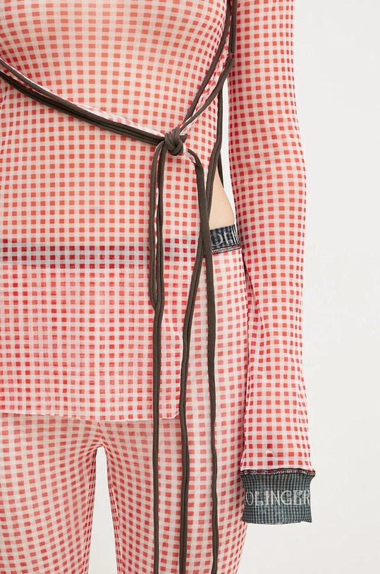 Ottolinger longsleeve shirt Mesh Deconstructed Longsleeve 1010201821 red