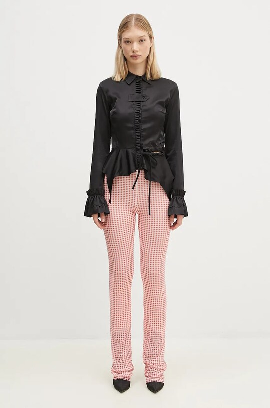 Риза Ottolinger Rouched Longsleeve Blouse 1110105921 черен