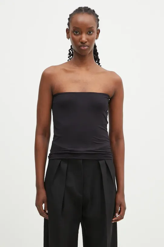 Sportmax bluzka Albany1234 okrągły czarny 2422946073600