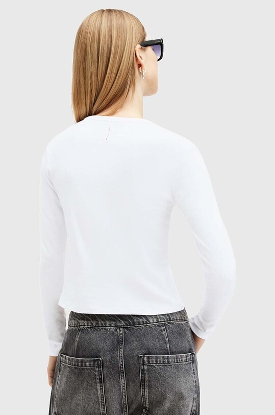 Бавовняний лонгслів AllSaints STEVIE LS TEE білий W184JB