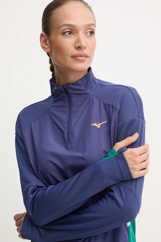 Mizuno hanorac de jogging Hybrid bleumarin J2GAB506