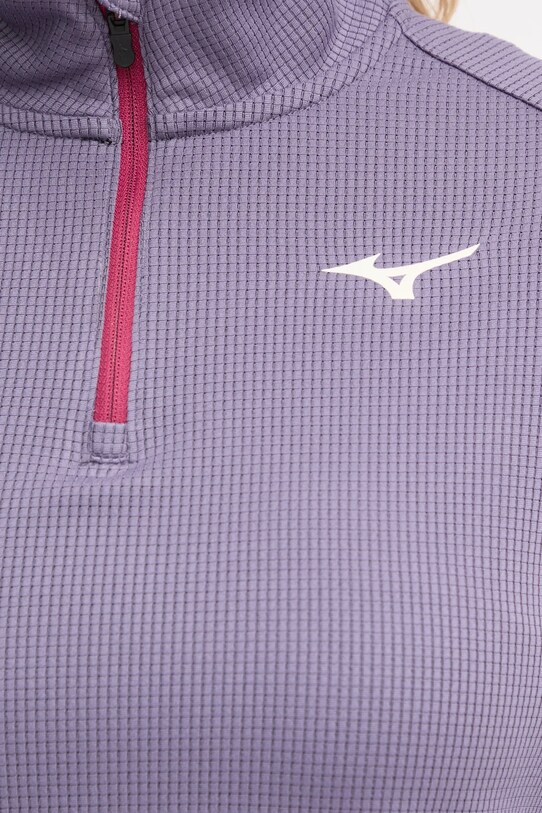 Кофта для бігу Mizuno Dryaeroflow J2GAB704 фіолетовий
