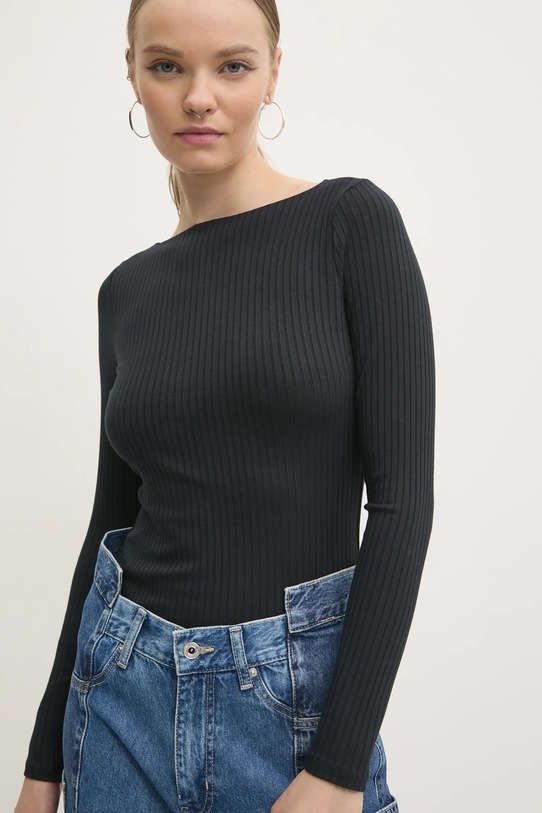 Abercrombie & Fitch longsleeve czarny KI139.4606.900