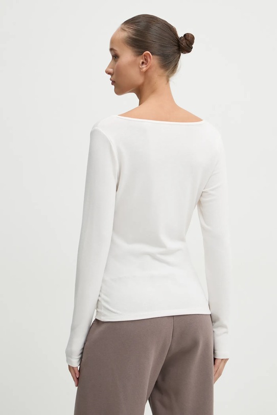 Odzież Abercrombie & Fitch longsleeve KI139.4666.178 beżowy