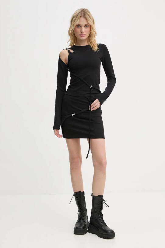 Лонгслив Heliot Emil AW24.W.13.071.BLK01 чёрный AW24
