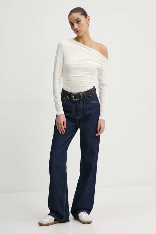 Abercrombie & Fitch longsleeve KI139.4736.178 bej AW24