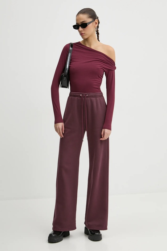 Abercrombie & Fitch camicia a maniche lunghe KI139.4736.645 granata AW24